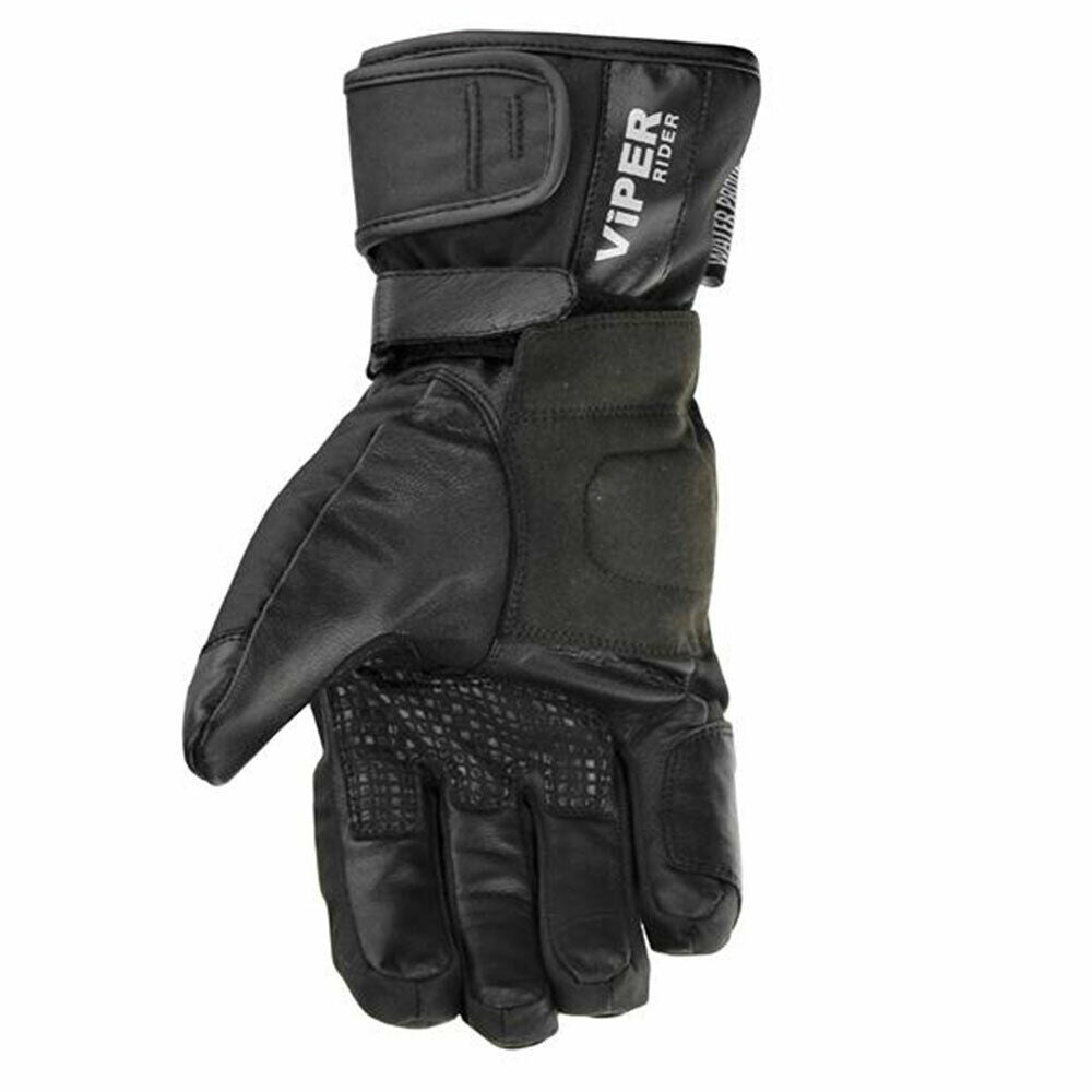 VIPER AXIS-8 CE LEATHER GLOVE - BLACK