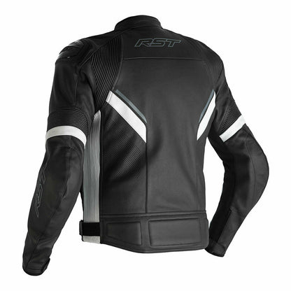 SABRE CE MENS LEATHER JACKET - WHITE