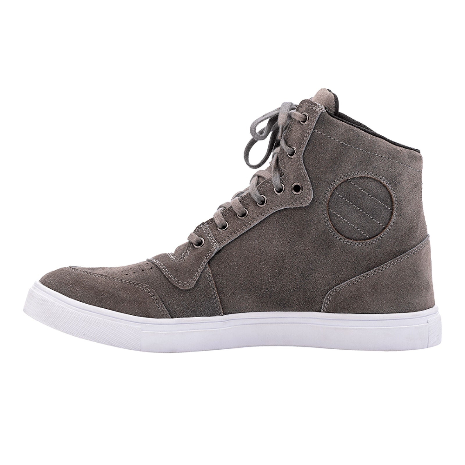 HITOP MOTO SNEAKER MENS CE BOOTS - GREY