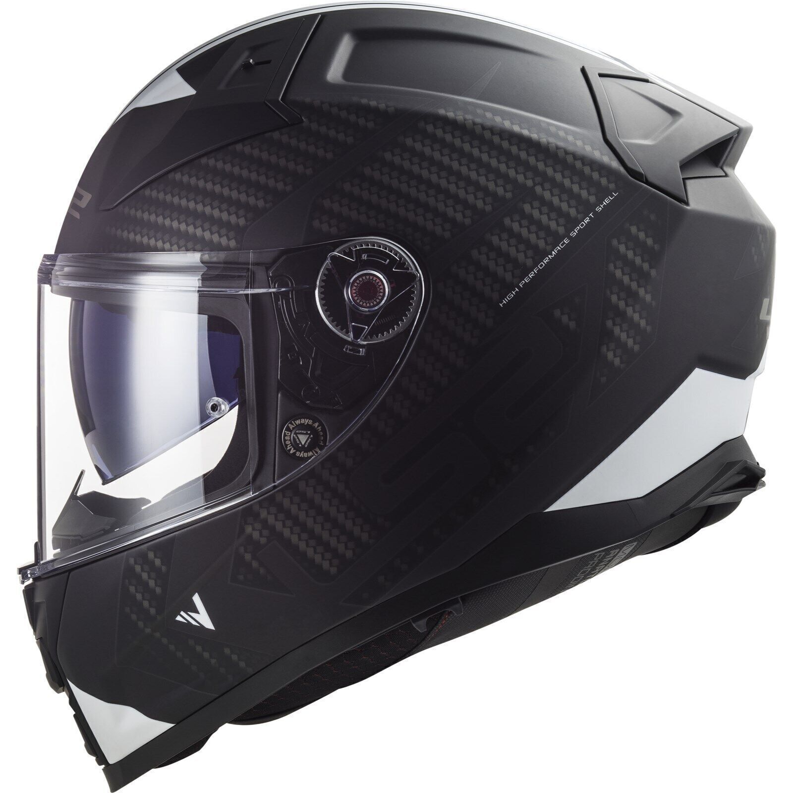 Riderwear | LS2 FF811 VECTOR II Full Face Helmet - SPLITTER Black White