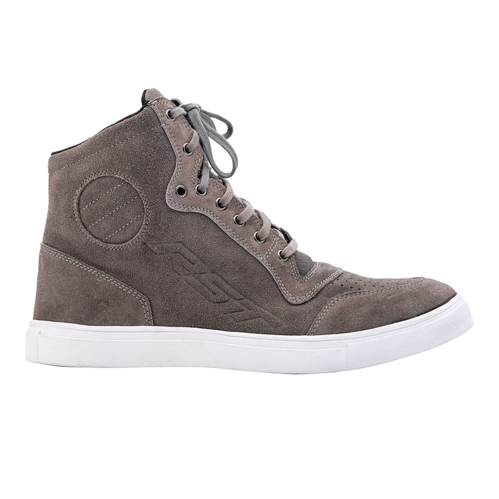 HITOP MOTO SNEAKER MENS CE BOOTS - GREY