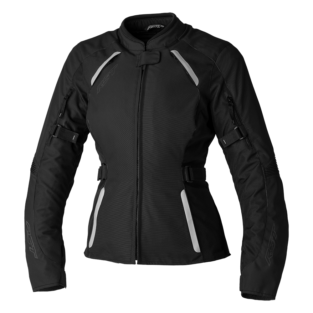 AVA CE LADIES TEXTILE JACKET - BLACK