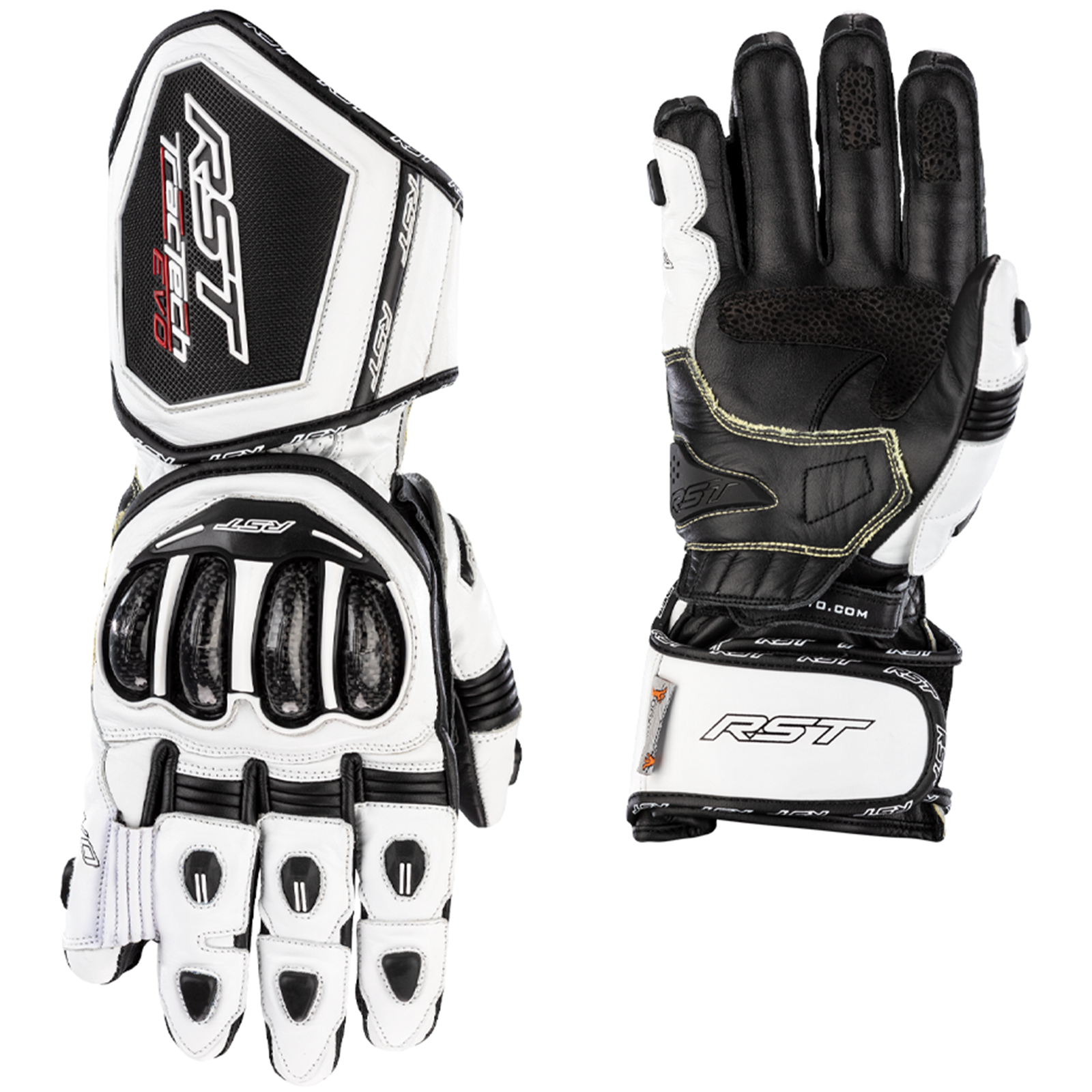 TRACTECH EVO 4 CE MENS GLOVES - WHITE