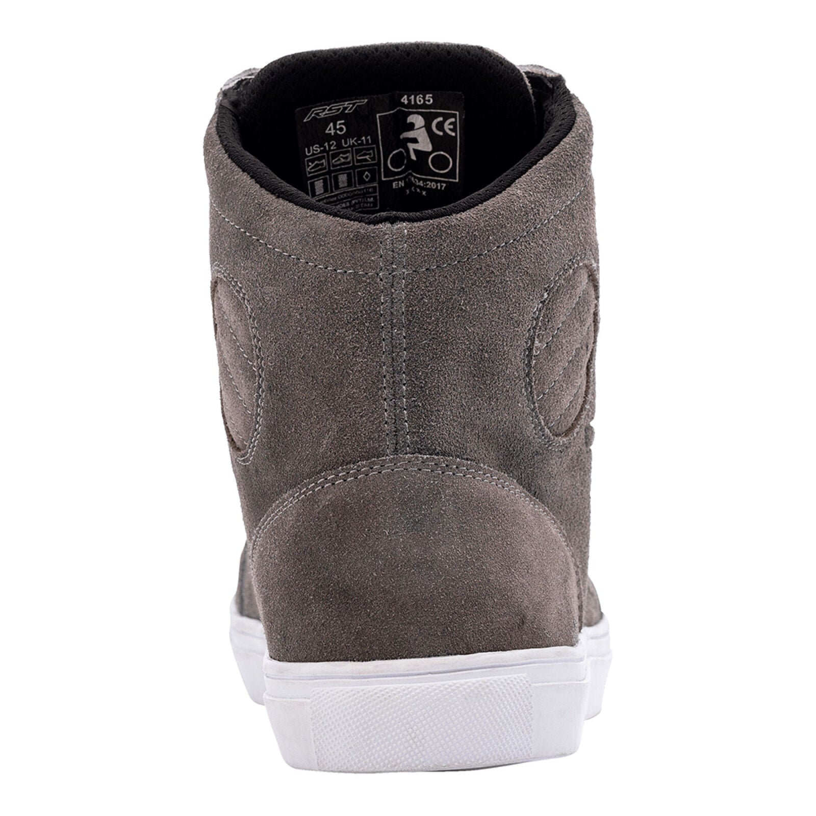 HITOP MOTO SNEAKER MENS CE BOOTS - GREY