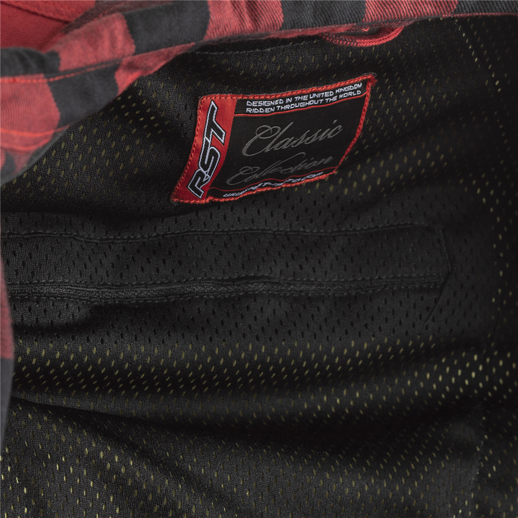 RST X KEVLAR LUMBERJACK CE MENS TEXTILE SHIRT - RED