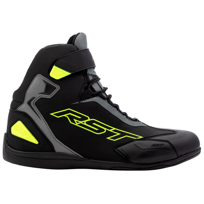 SABRE MOTO SHOE MENS CE BOOTS - FLO YELLOW