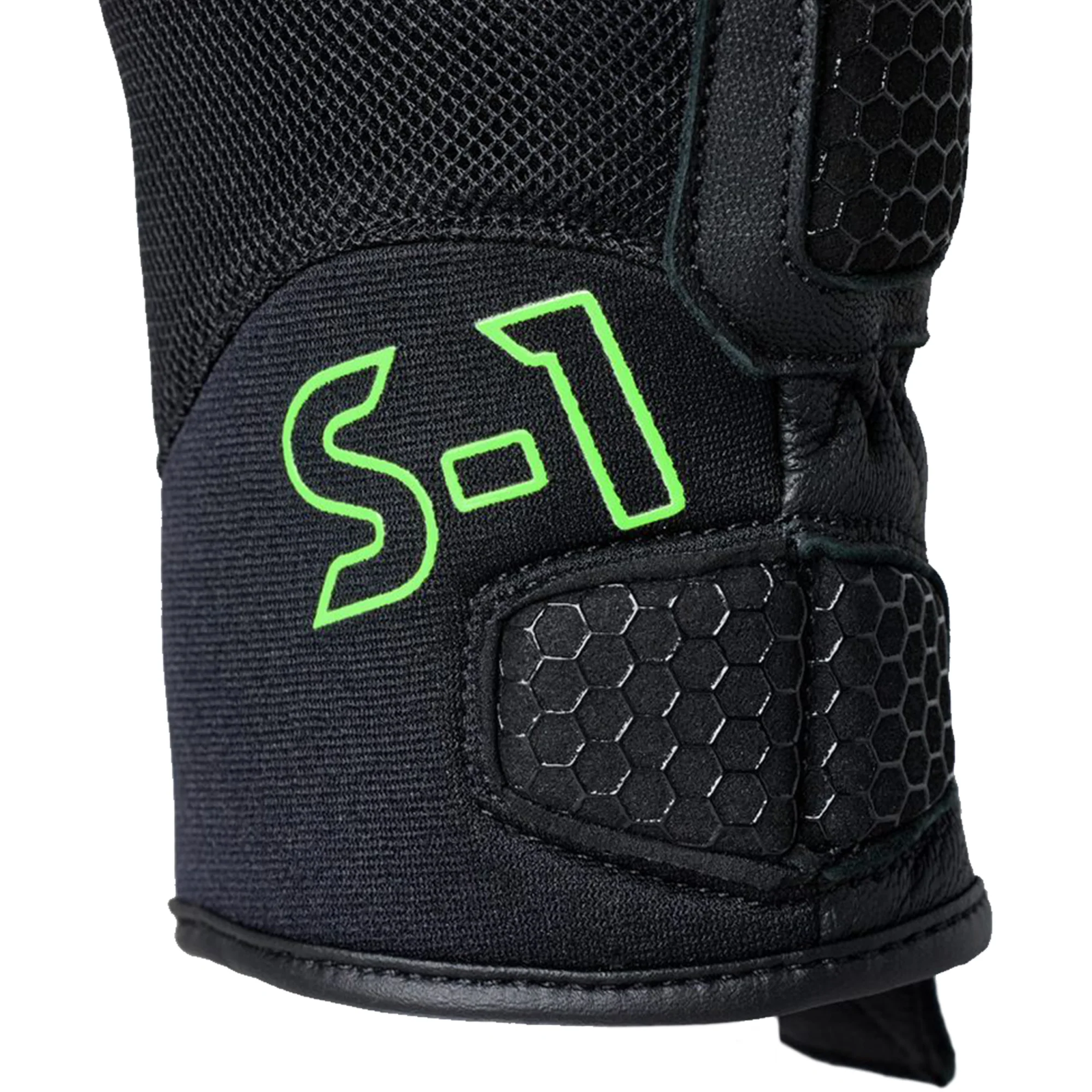 S1 MESH CE MENS GLOVES - NEON GREEN