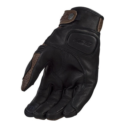 LS2 DUSTER MAN LEATHER GLOVES - BROWN