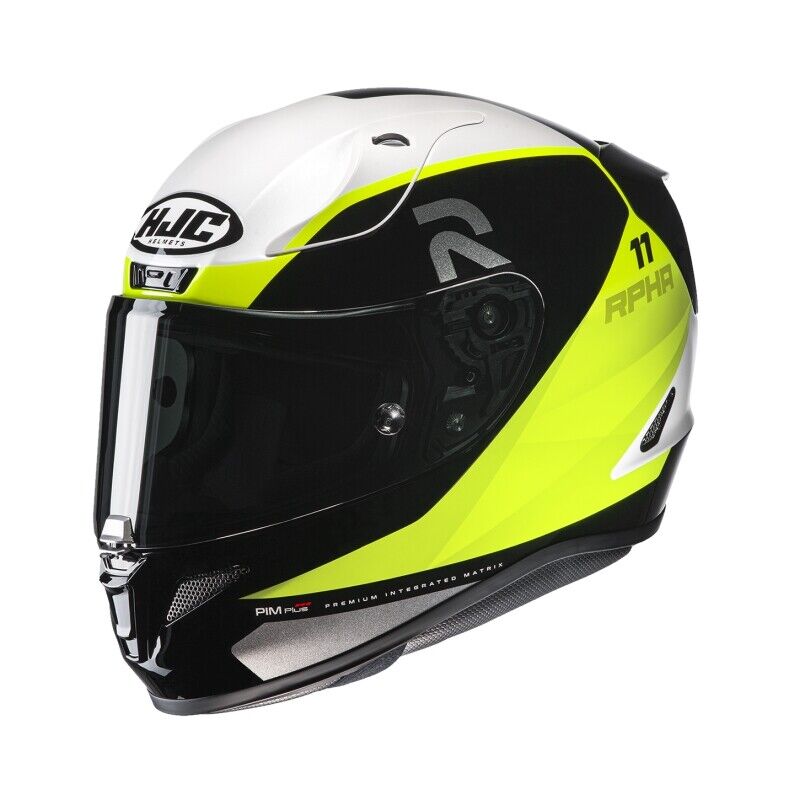 HJC RPHA 11 FULL FACE HELMET TEXEN MC3H - YELLOW