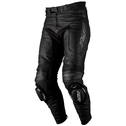 S1 CE LADIES LEATHER JEANS - BLACK