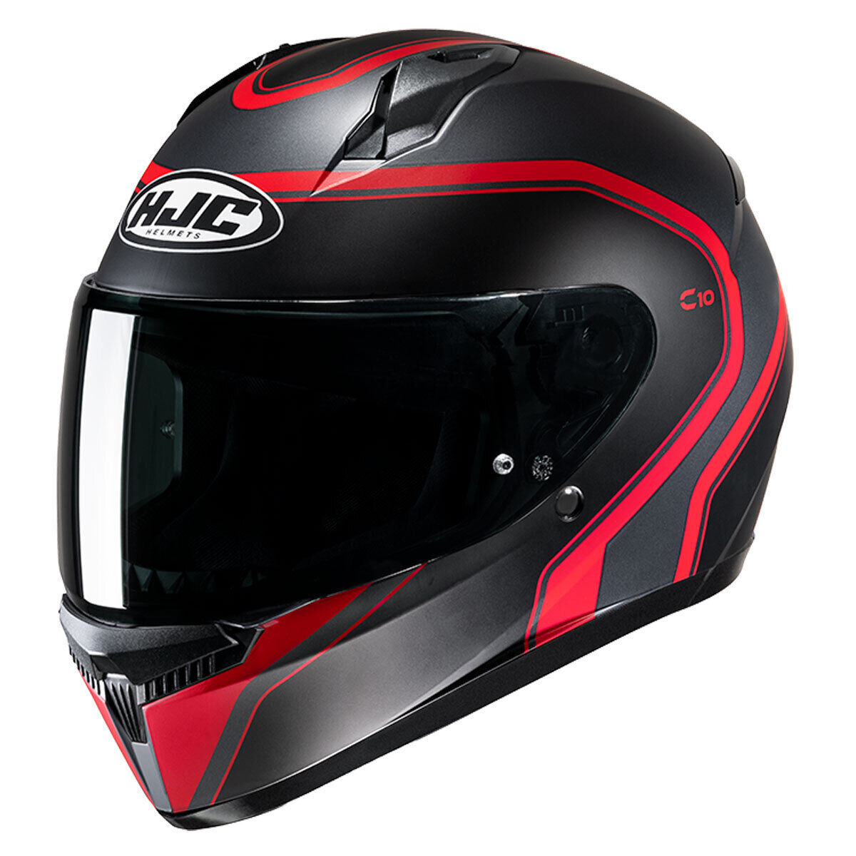 HJC C10 FULL FACE HELMET ELIE MC1SF - RED