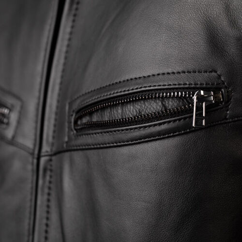 ROADSTER 3 CE MENS LEATHER JACKET - BLACK