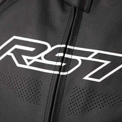 S1 CE MENS LEATHER JACKET - WHITE