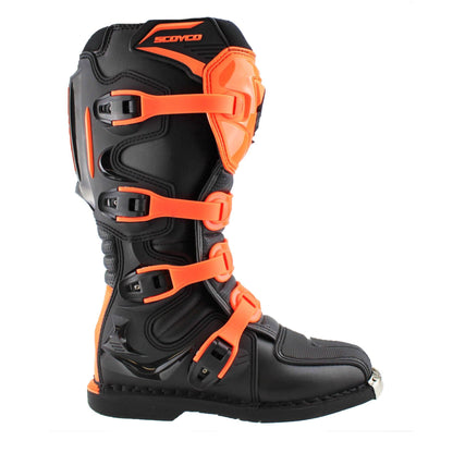 SCOYCO MOTORCROSS CE BOOTS MBM006 - ORANGE