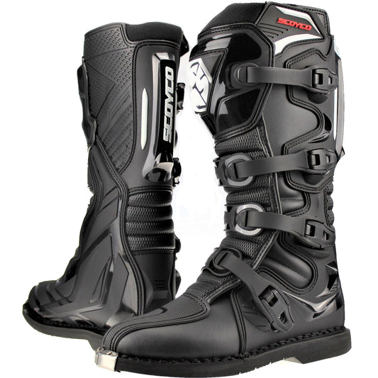 SCOYCO MOTORCROSS CE BOOTS MBM006 - BLACK