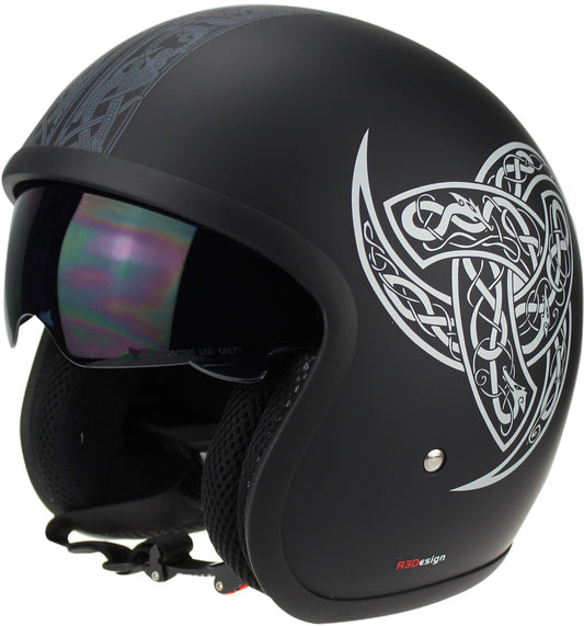 VIPER RSV06 OPEN FACE JET HELMET - JORVIK