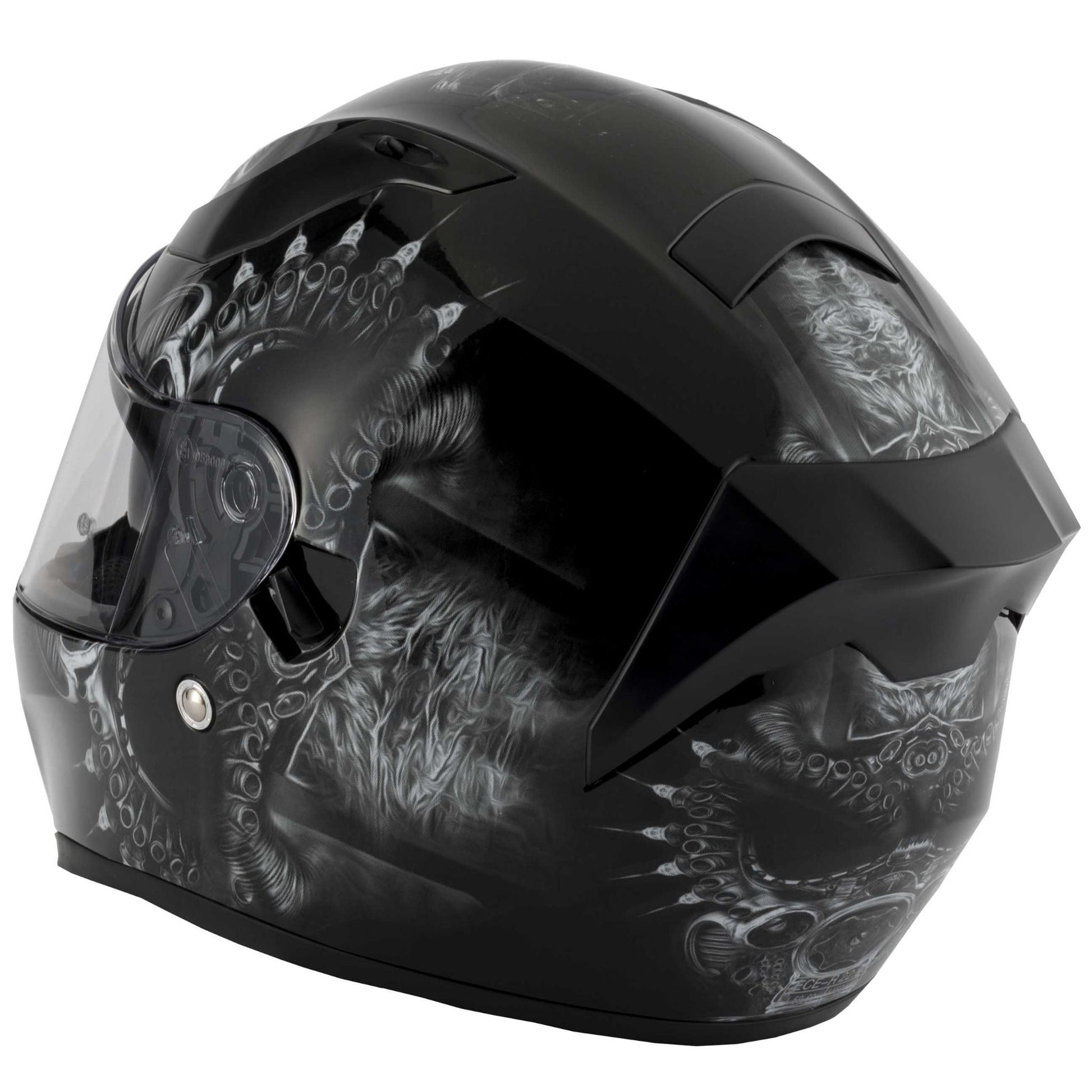 VCAN V128 FULL FACE HELMET - DRAGON