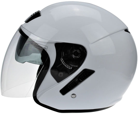 Open Face Helmet Jet White