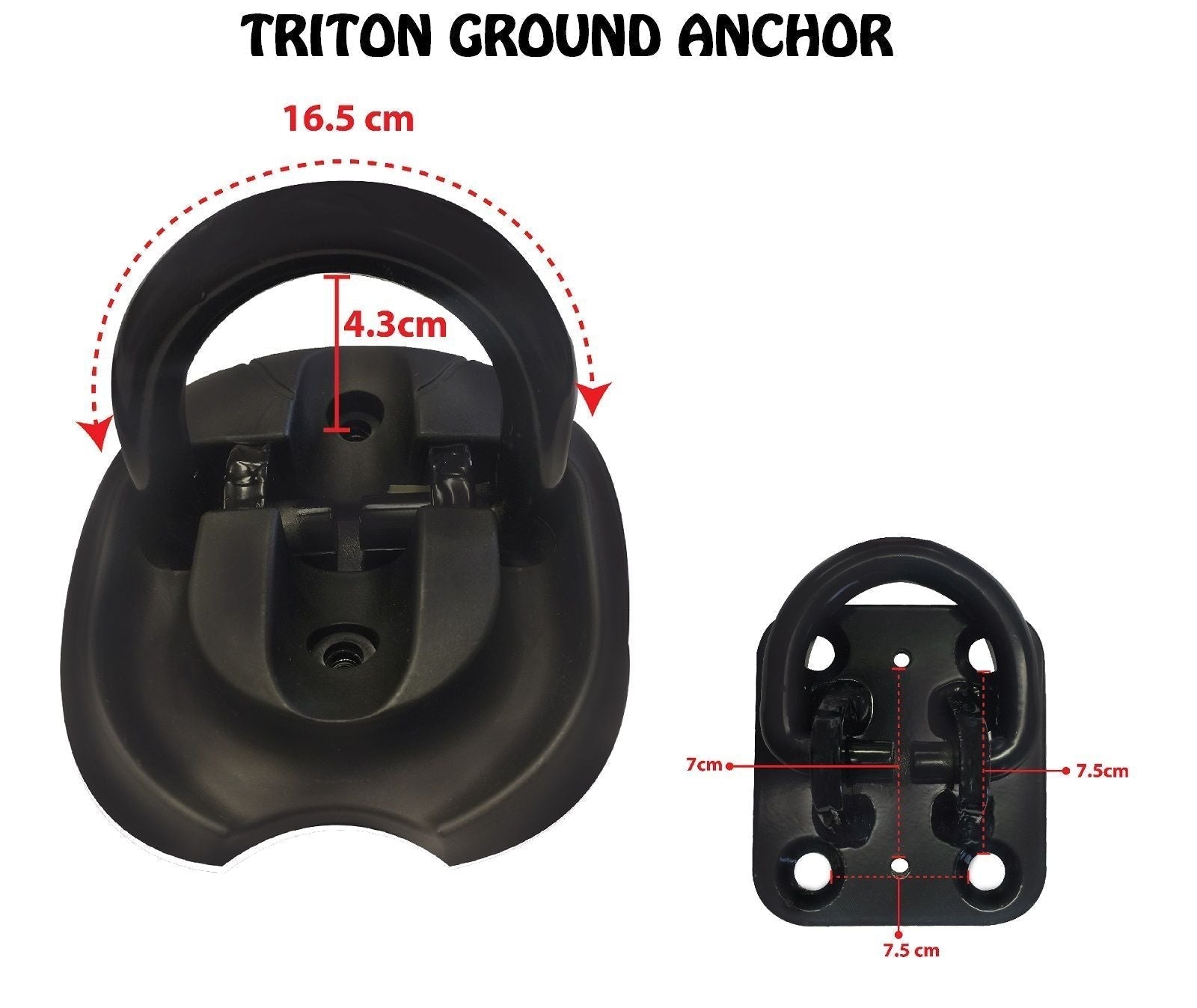 VPR SECURE TRITON FLIP GROUND ANCHOR 4 BOLT
