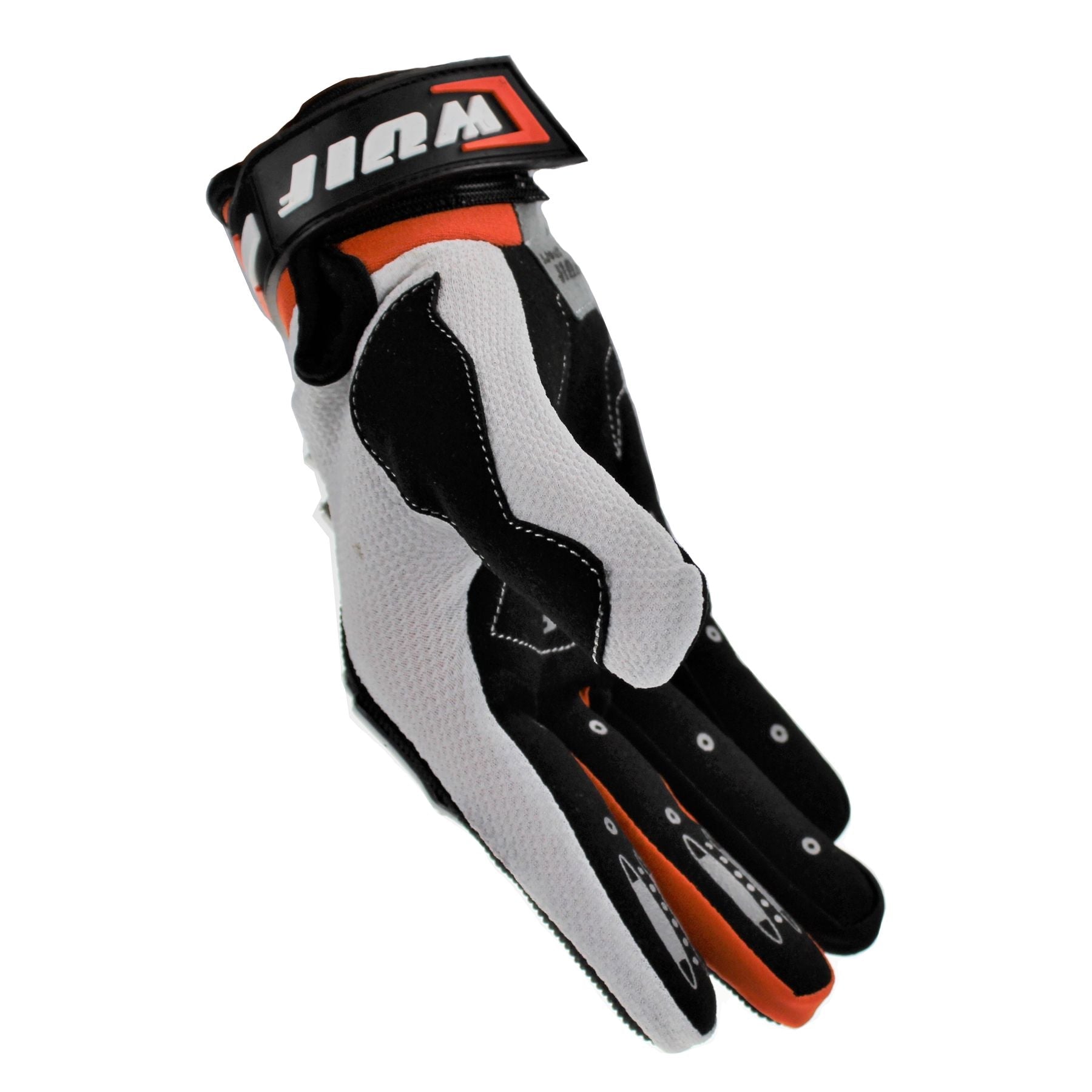 WULFSPORT ADULT STRATOS MOTOCROSS GLOVES - ORANGE