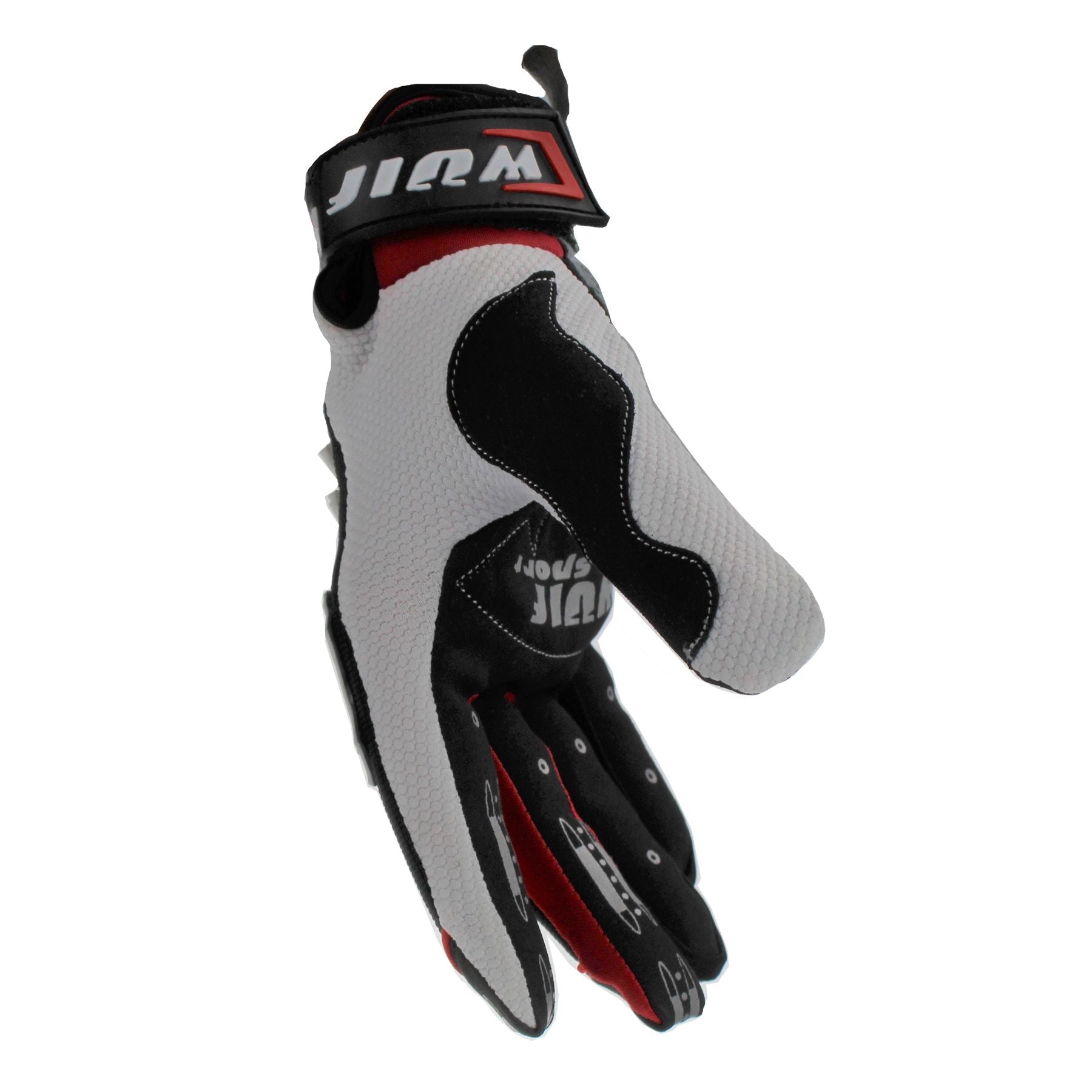WULFSPORT ADULT STRATOS MOTOCROSS GLOVES - RED
