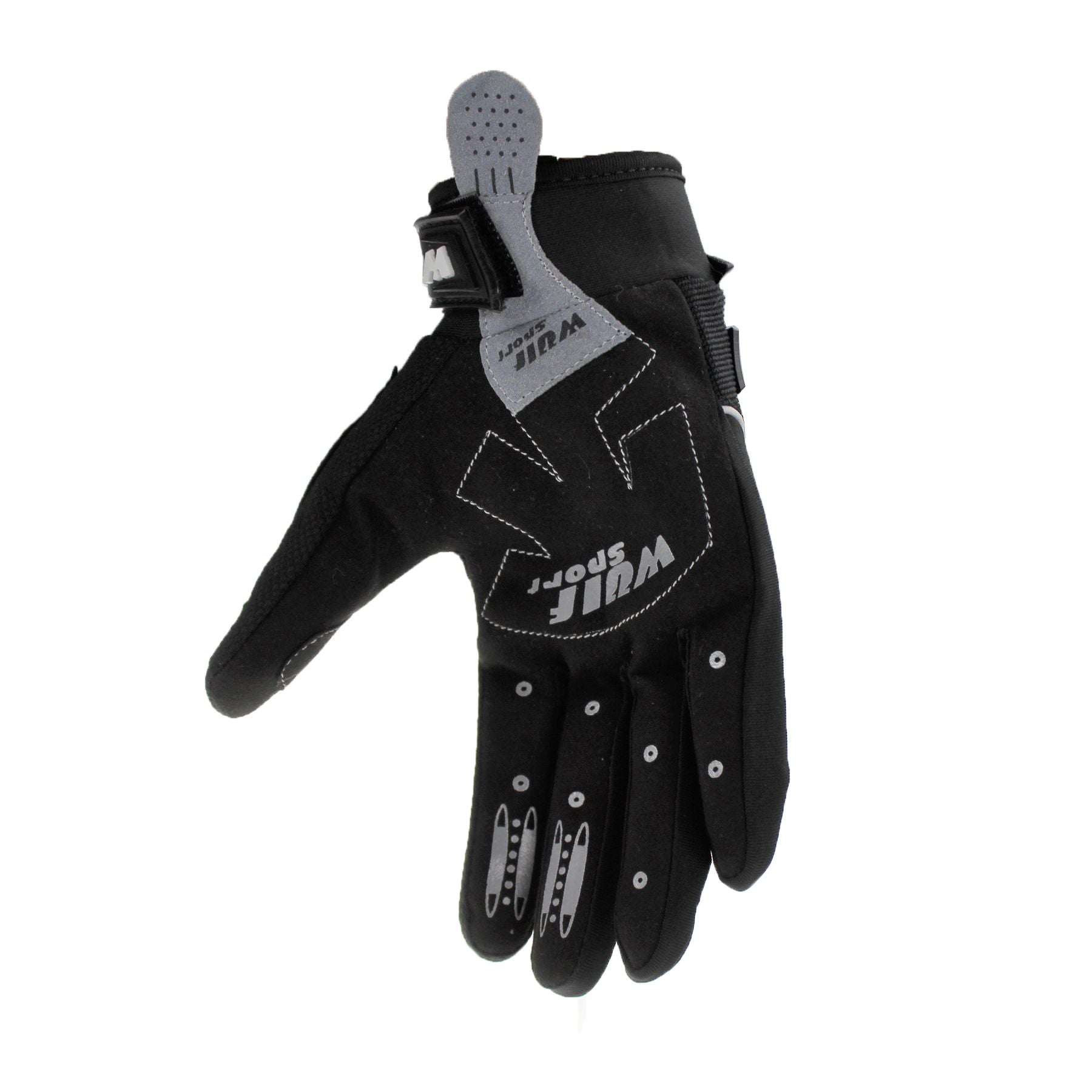 WULFSPORT KIDS STRATOS MOTOCROSS GLOVES - BLACK