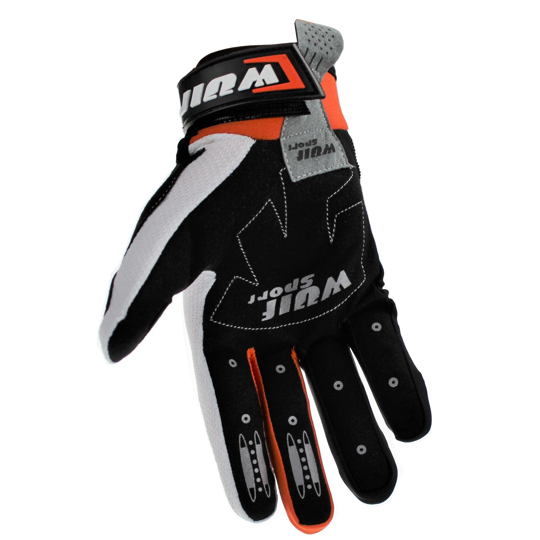 WULFSPORT KIDS STRATOS MOTOCROSS GLOVES - ORANGE