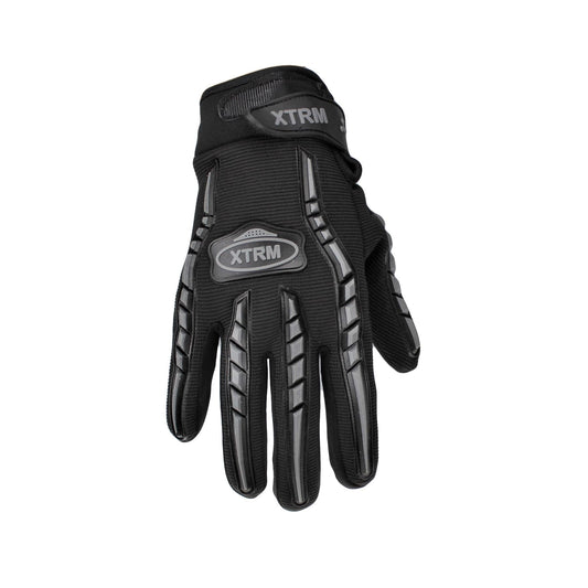 XTRM ADULT RIDE MOTOCROSS GLOVES - BLACK