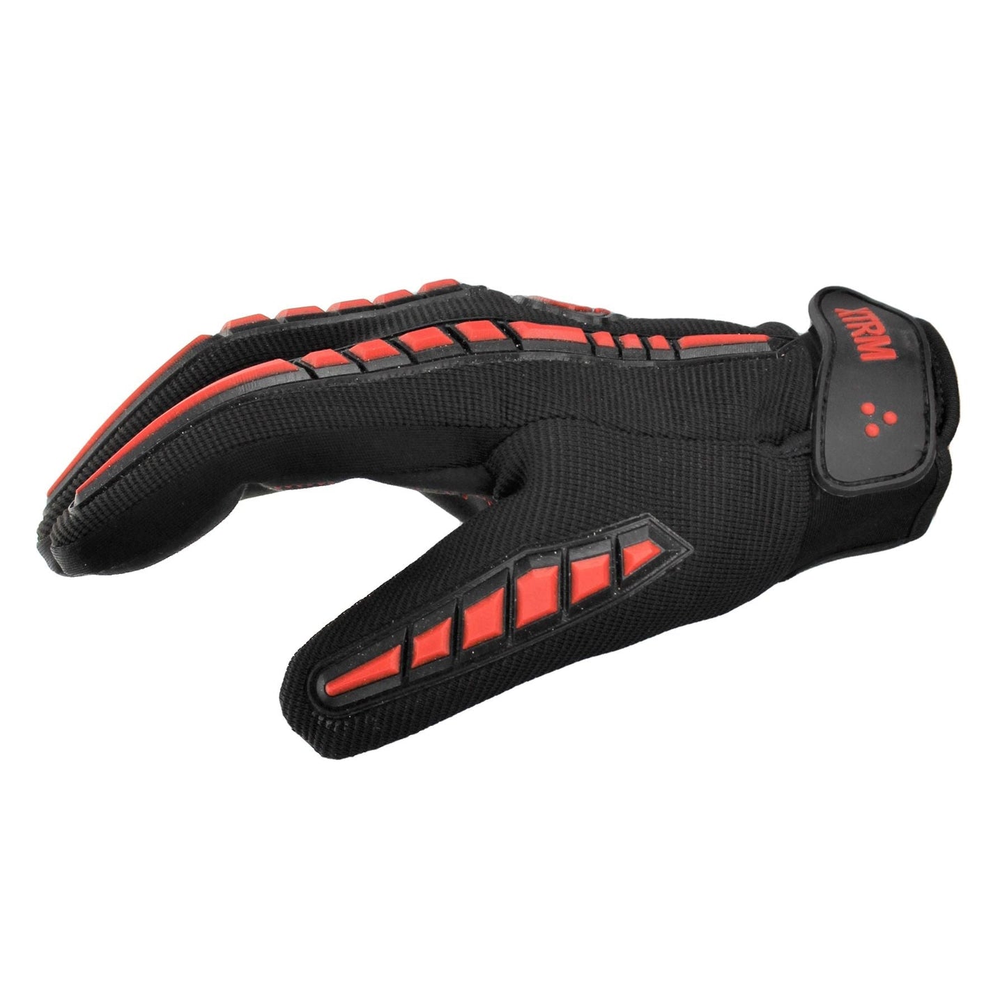 XTRM ADULT RIDE MOTOCROSS GLOVES - RED