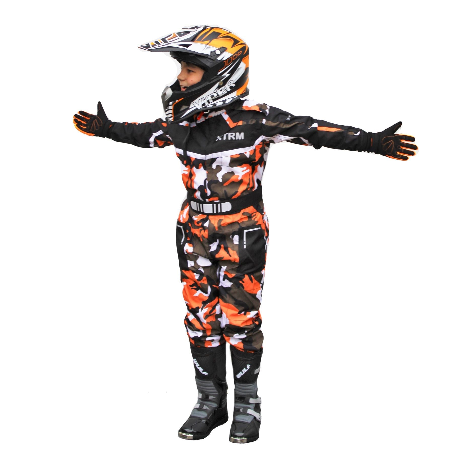Kids motocross suit deals